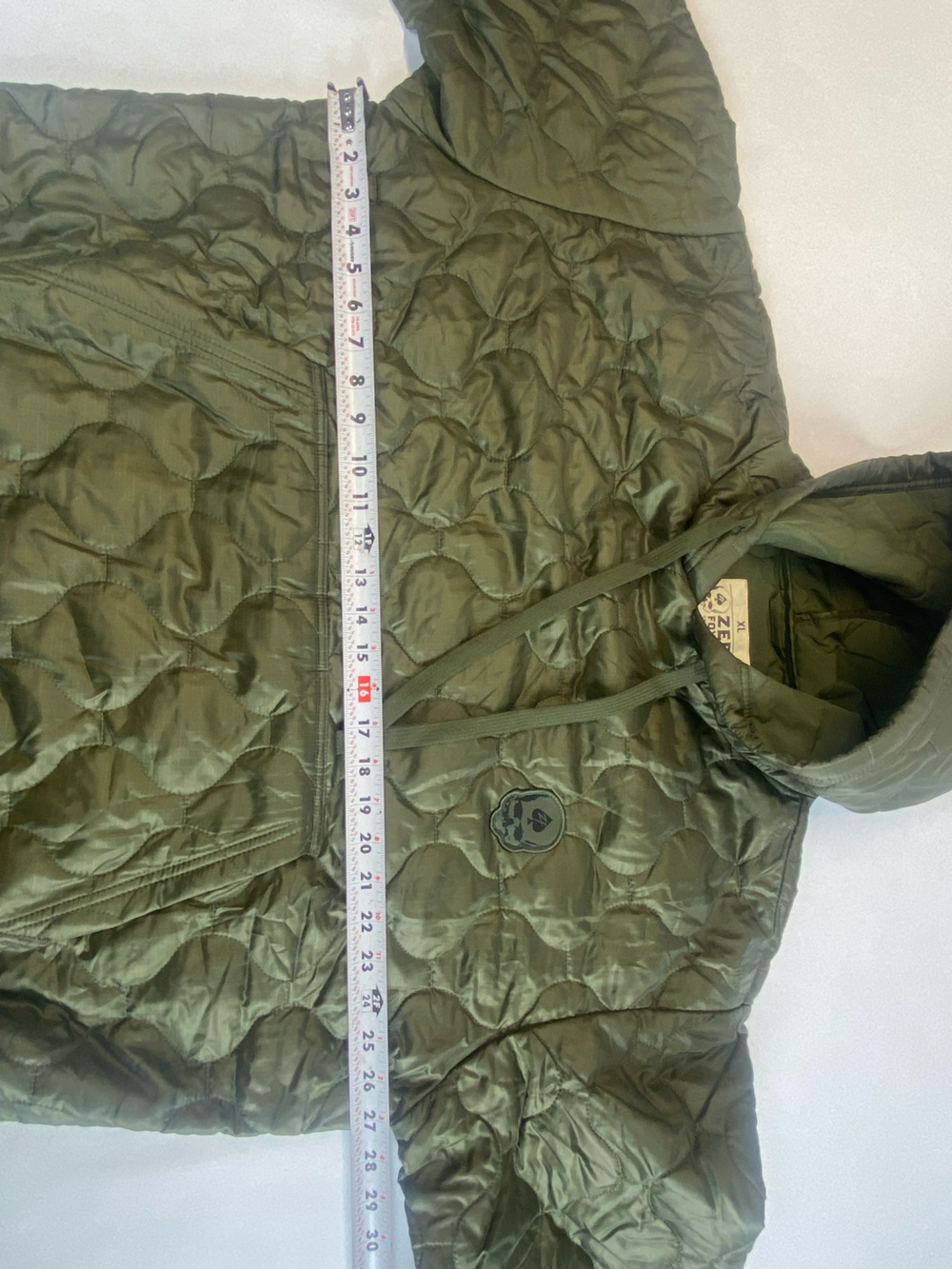 Zero Foxtrot Woobie Pullover Hoodie Mens XL Dark Olive  Green Kangaroo Pocket
